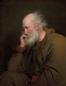 Study of an Old Man by Joseph Wright of Derby [1734–1797]